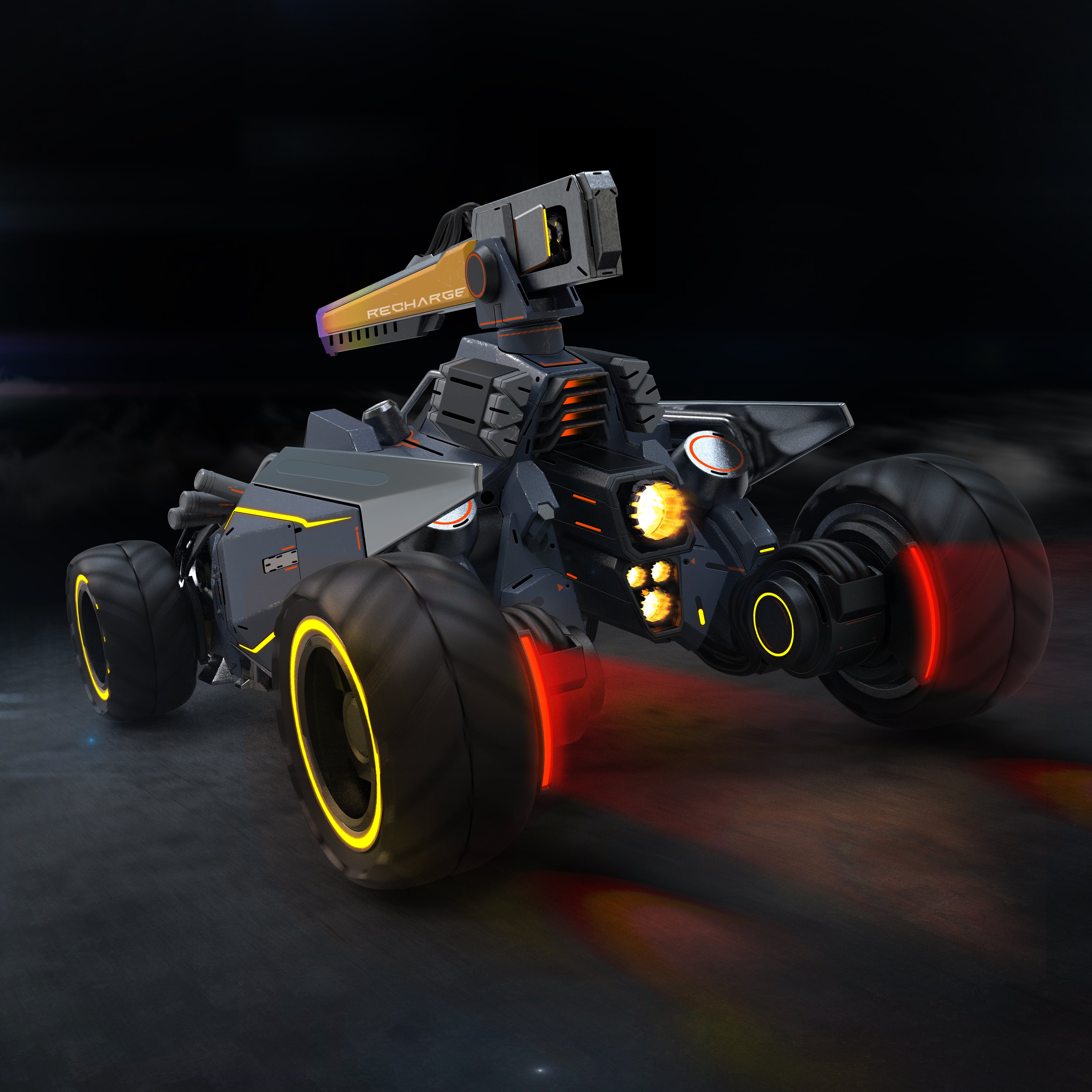 Resolve — Vehicle form, rear view