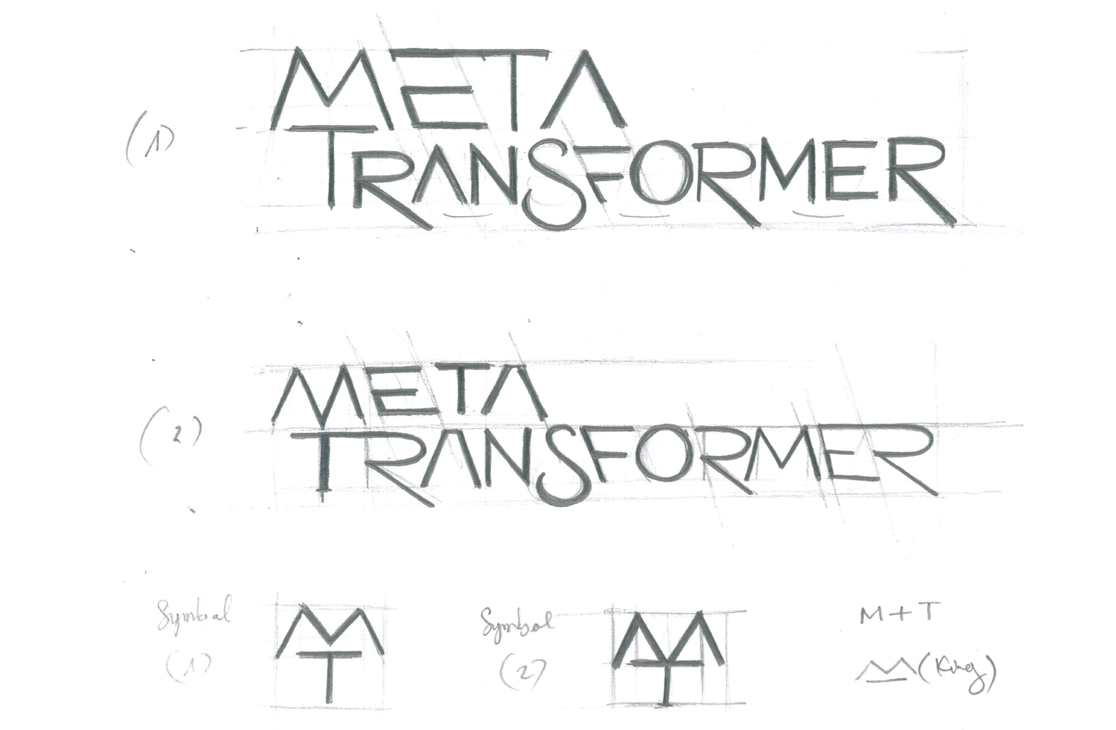Explore — wordmark sketches